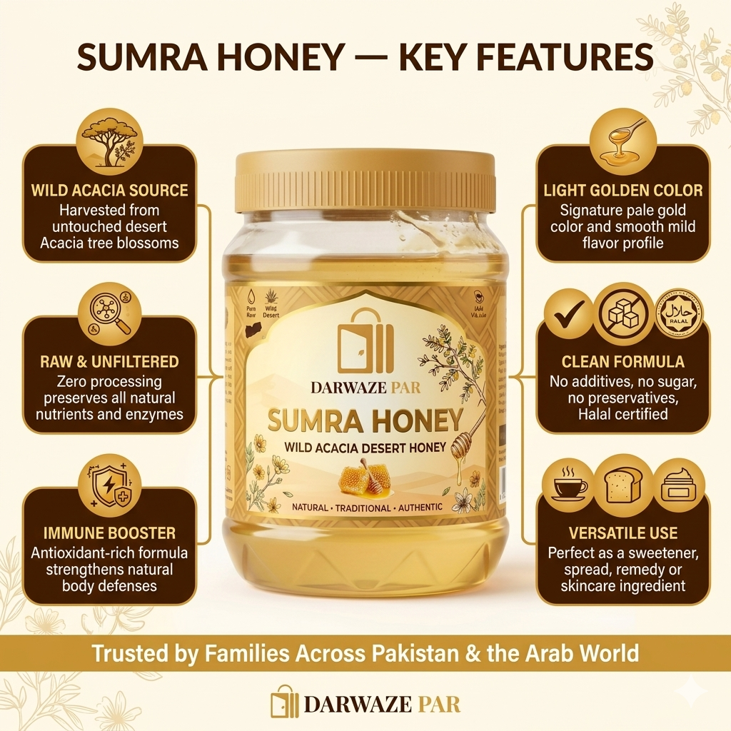 Sumra Honey – عسل السمر الطبيعي الأصلي | Premium Raw Honey for Daily Wellness & Energy