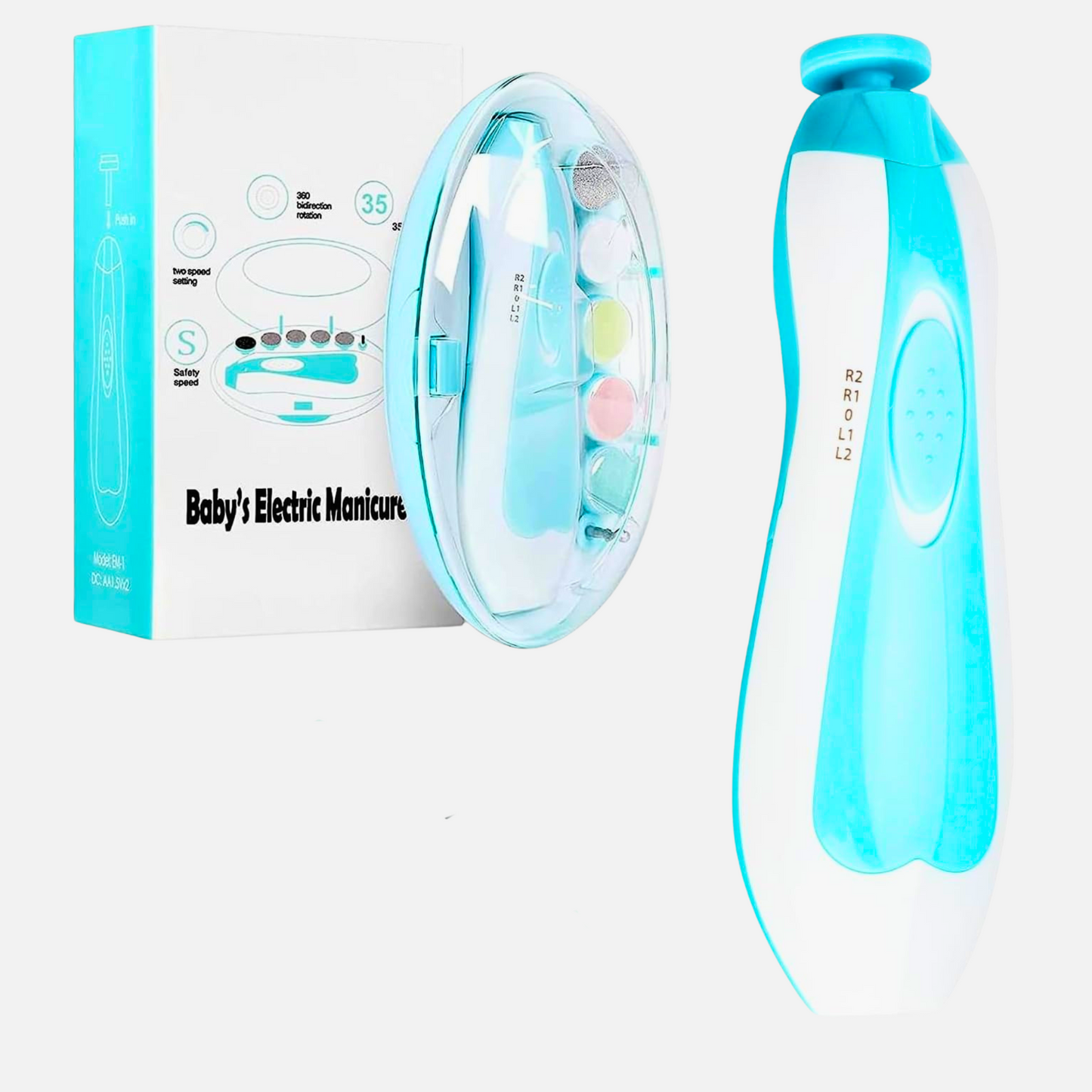 Baby Electric Nail Clipper – Safe & Silent Trimmer for Newborns and Toddlers
