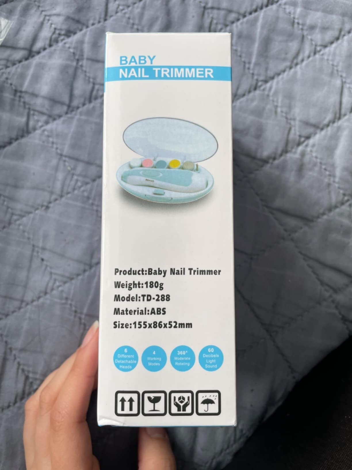 Baby Electric Nail Clipper – Safe & Silent Trimmer for Newborns and Toddlers