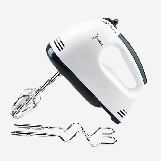 Multi-Purpose Electric Beater – Whisk, Mix & Knead with Dough Hook Attachments
