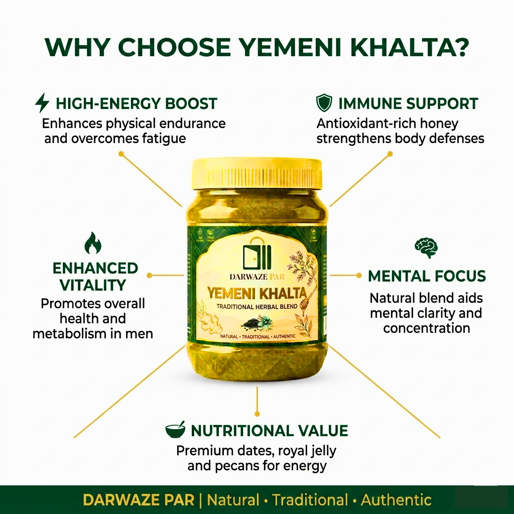 Yemeni Khalta Herbal Blend – خلطة يمني طبيعية للطاقة والحيوية | Traditional Natural Wellness Mix