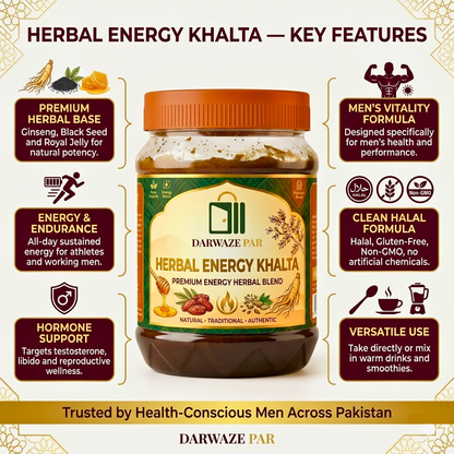 Herbal Energy Khalta – خلطة عشبية طبيعية للطاقة والحيوية | Traditional Wellness Blend for Daily Vitality