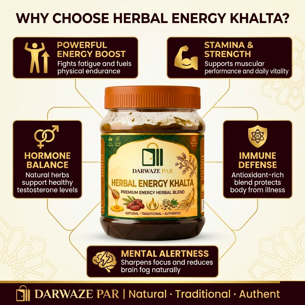 Herbal Energy Khalta – خلطة عشبية طبيعية للطاقة والحيوية | Traditional Wellness Blend for Daily Vitality