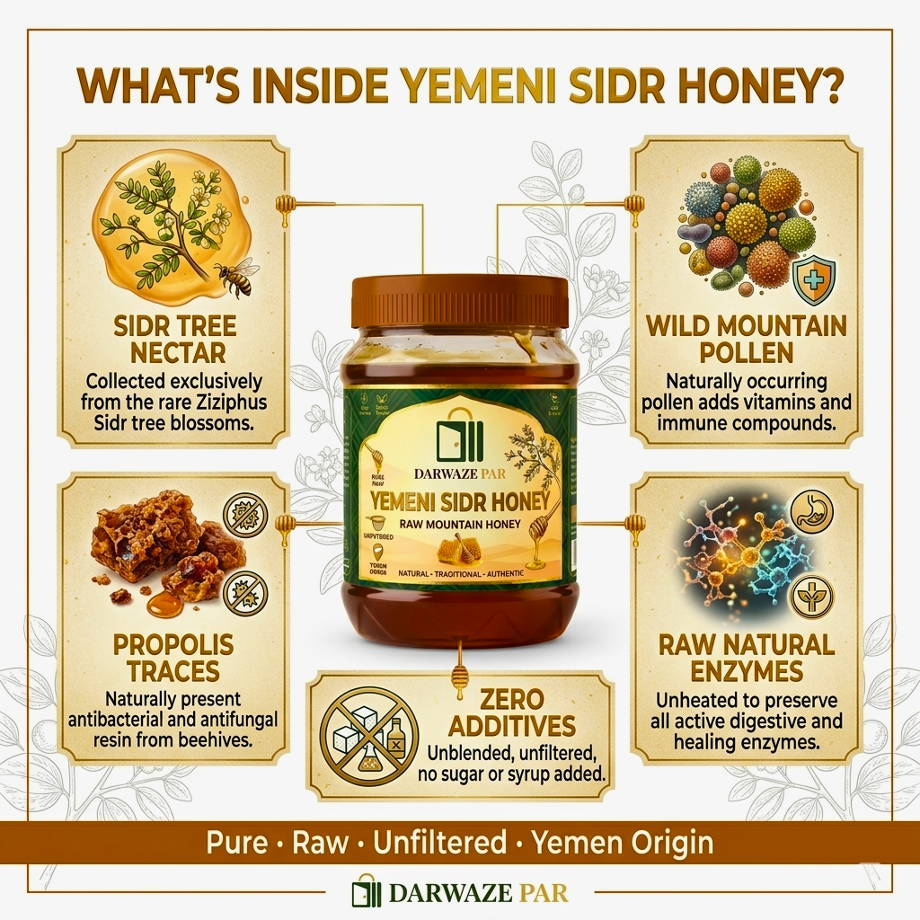 Yemeni Sidr Honey – عسل السدر اليمني الأصلي | Premium Raw Natural Honey for Daily Wellness