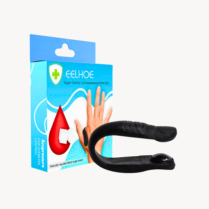 Sugar Control LI4 Acupressure Clip – جهاز ضغط نقاط اليد لتنظيم السكر | Acupressure Hand Clip for Wellness & Relaxation (2Pcs)