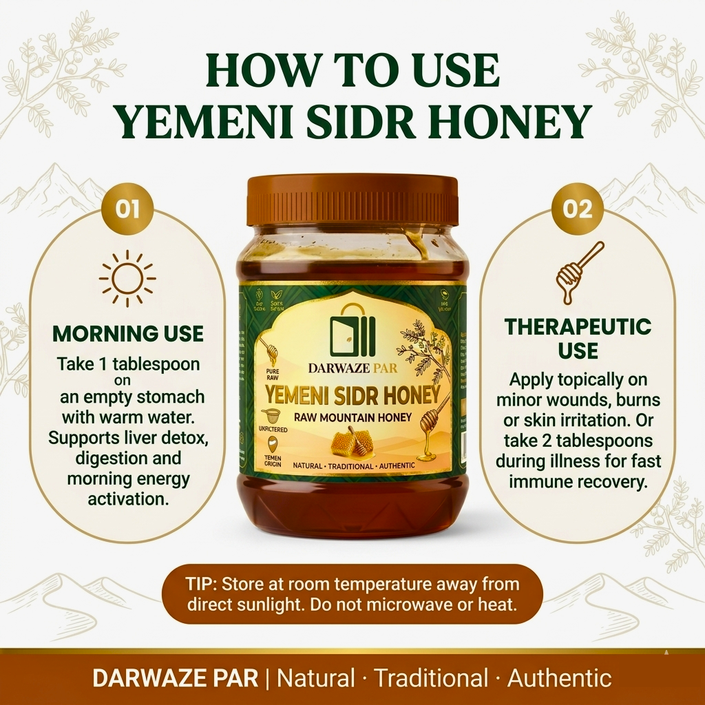 Yemeni Sidr Honey – عسل السدر اليمني الأصلي | Premium Raw Natural Honey for Daily Wellness
