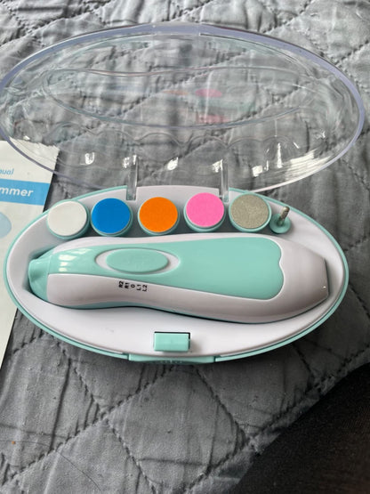 Baby Electric Nail Clipper – Safe & Silent Trimmer for Newborns and Toddlers